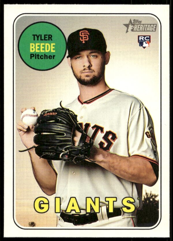 2018 Topps Heritage High Number Tyler Beede #524 (Front)