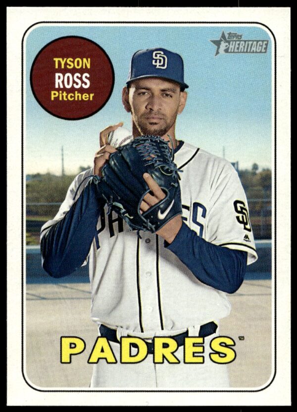 2018 Topps Heritage High Number Tyson Ross #645 (Front)