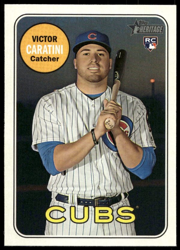 2018 Topps Heritage High Number Victor Caratini #578 (Front)