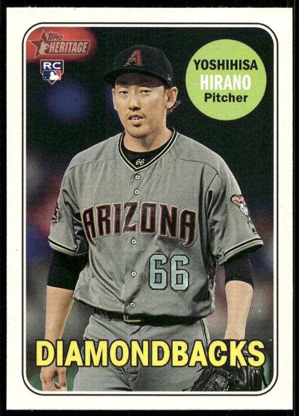 2018 Topps Heritage High Number Yoshihisa Hirano #512 (Front)