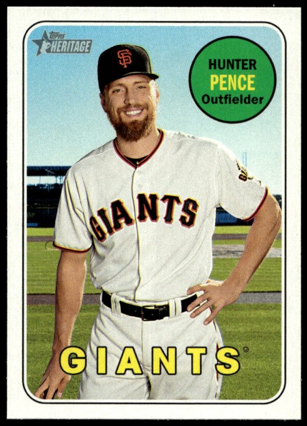 2018 Topps Heritage Hunter Pence #257 (Front)