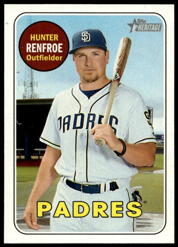 2018 Topps Heritage Hunter Renfroe #198 (Front)