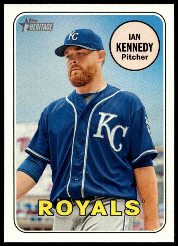 2018 Topps Heritage Ian Kennedy #363 (Front)