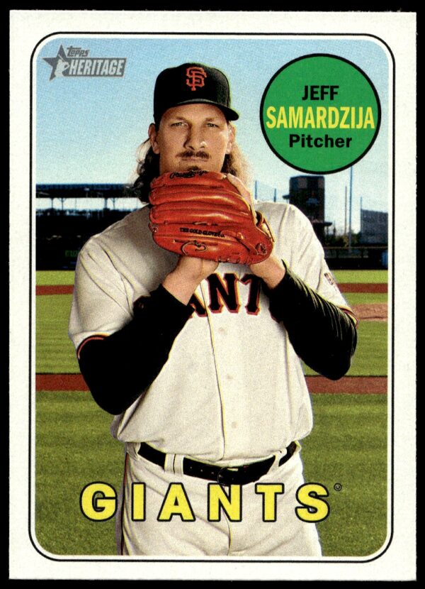 2018 Topps Heritage Jeff Samardzija #197 (Front)