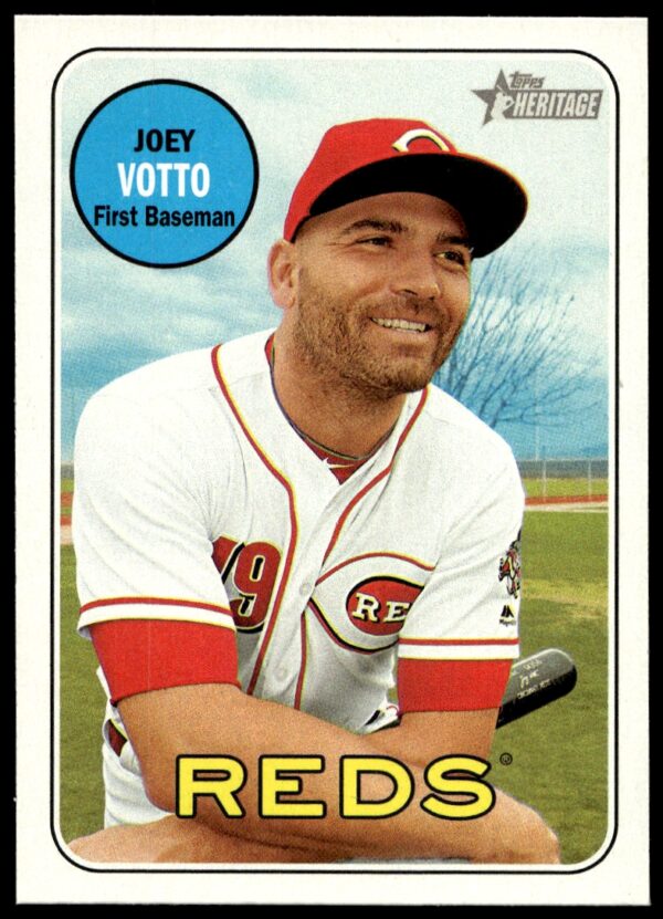 2018 Topps Heritage Joey Votto #70 (Front)