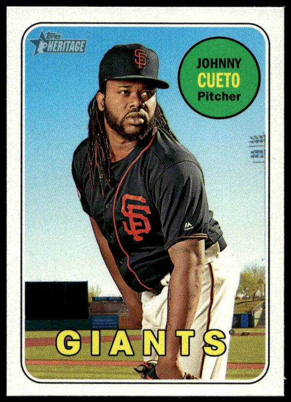 2018 Topps Heritage Johnny Cueto #64 (Front)