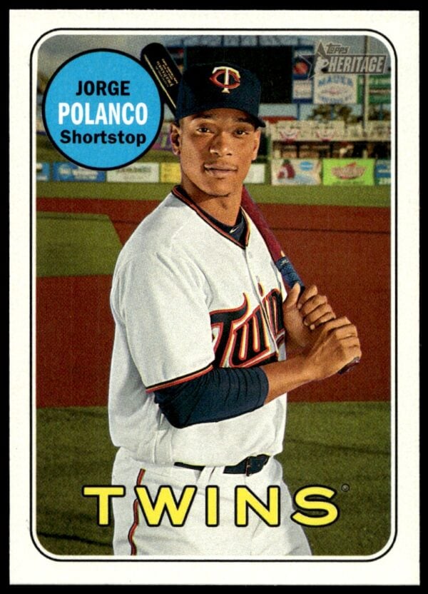 2018 Topps Heritage Jorge Polanco #207 (Front)