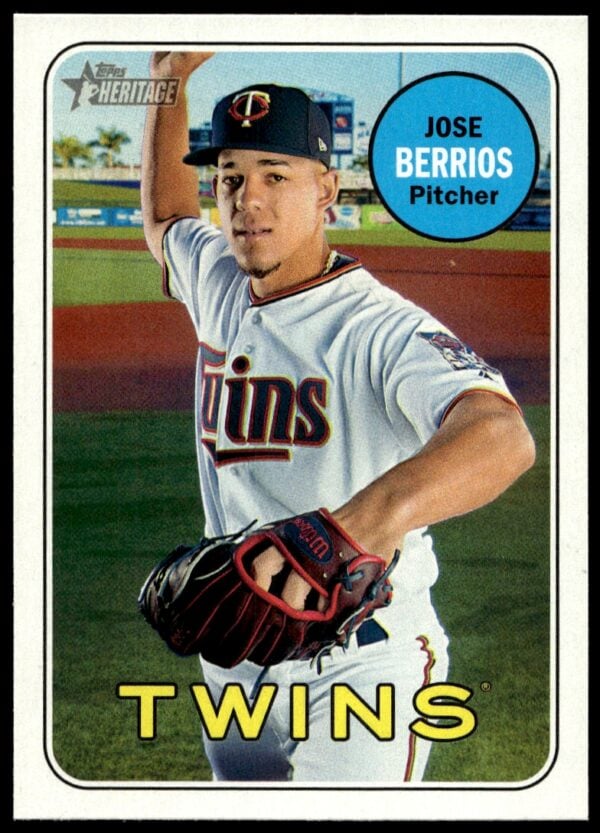 2018 Topps Heritage Jose Berrios #290 (Front)