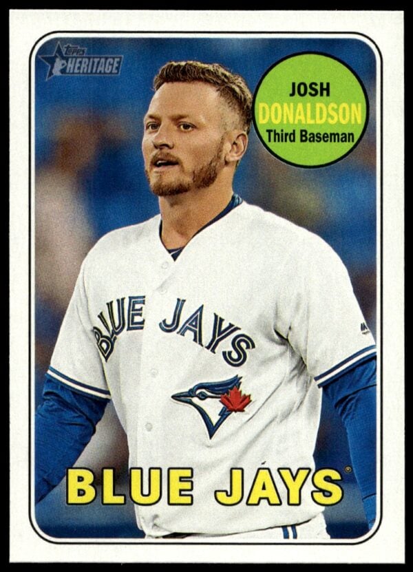 2018 Topps Heritage Josh Donaldson #91 (Front)