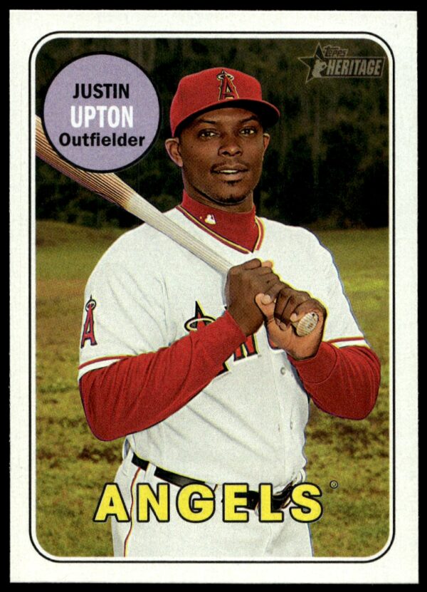 2018 Topps Heritage Justin Upton #60 (Front)