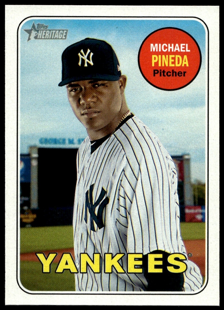 2018 Topps Heritage Michael Pineda #111 (Front)