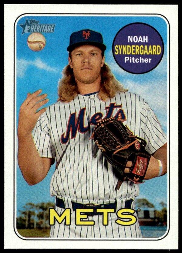 2018 Topps Heritage Noah Syndergaard #90 (Front)