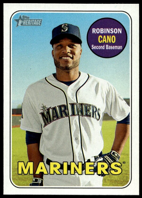 2018 Topps Heritage Robinson Cano #301 (Front)