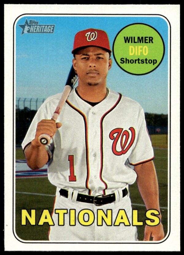 2018 Topps Heritage Wilmer Difo #359 (Front)