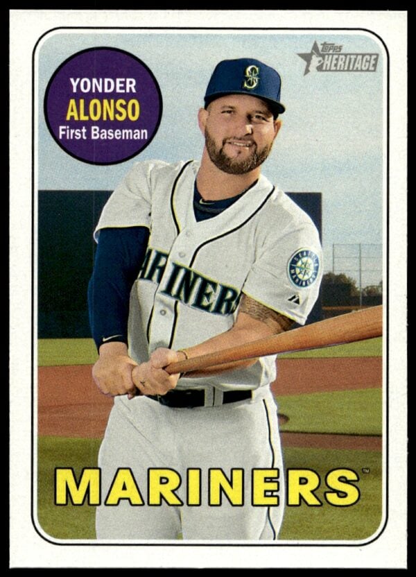 2018 Topps Heritage Yonder Alonso #82 (Front)