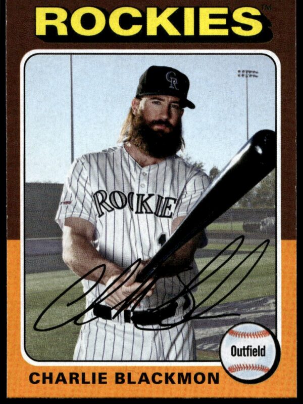 2019 Topps Archives Charlie Blackmon #157 (Front)