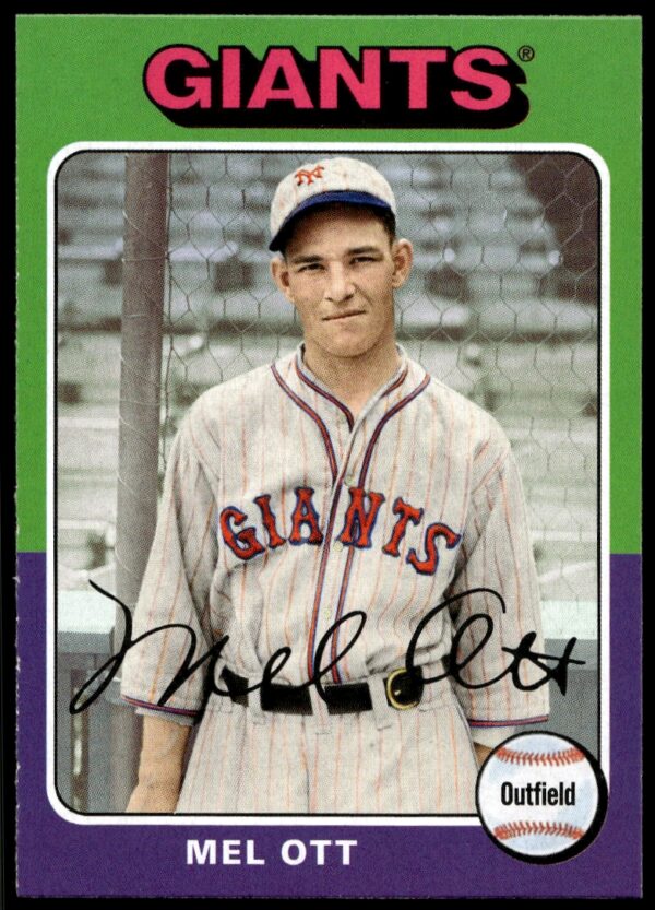 2019 Topps Archives Mel Ott #102 (Front)