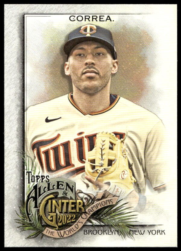 2022 Topps Allen & Ginter Carlos Correa #117 (Front)