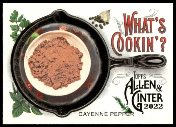 2022 Topps Allen & Ginter Cayenne Pepper What's Cookin? #WC-10 (Front)