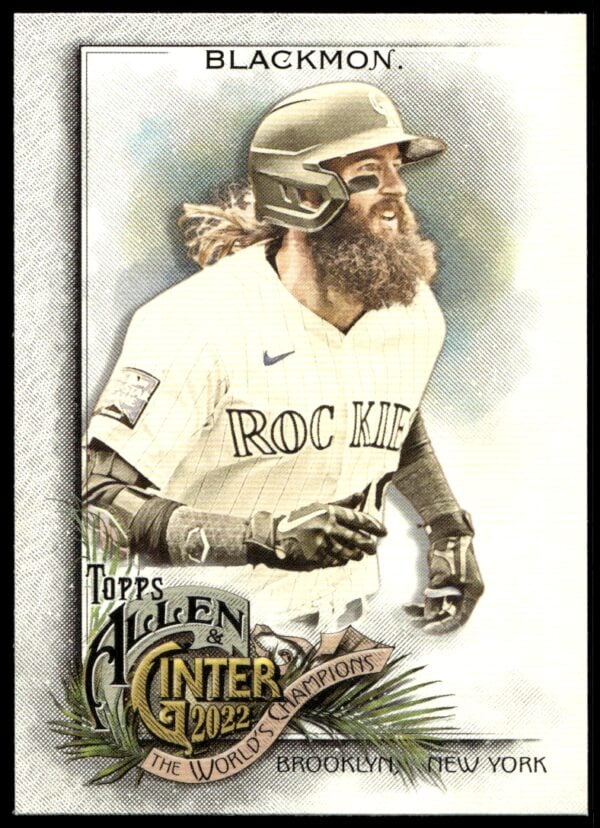 2022 Topps Allen & Ginter Charlie Blackmon #236 (Front)