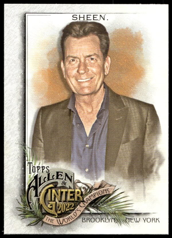 2022 Topps Allen & Ginter Charlie Sheen #292 (Front)