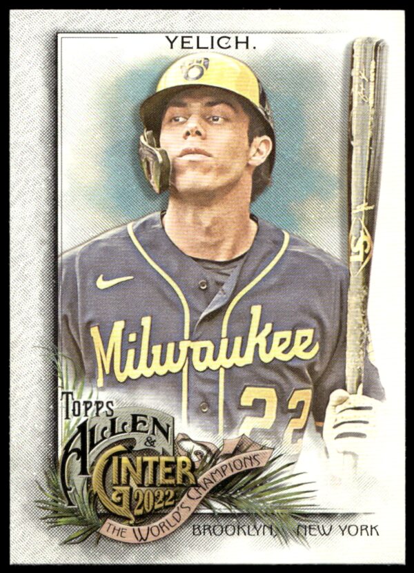 2022 Topps Allen & Ginter Christian Yelich #74 (Front)