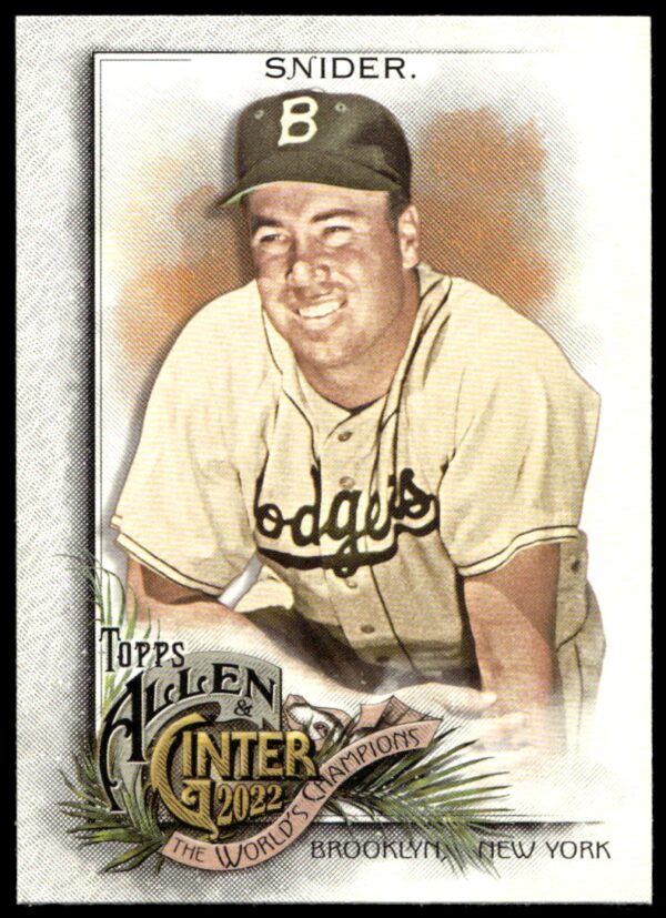 2022 Topps Allen & Ginter Duke Snider #154 (Front)