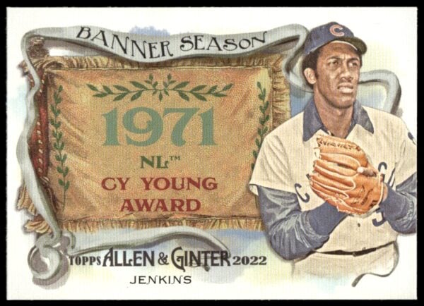 2022 Topps Allen & Ginter Fergie Jenkins Banner Seasons #BS-30 (Front)