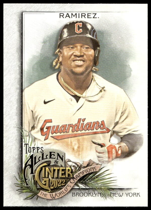 2022 Topps Allen & Ginter Jose Ramirez #87 (Front)