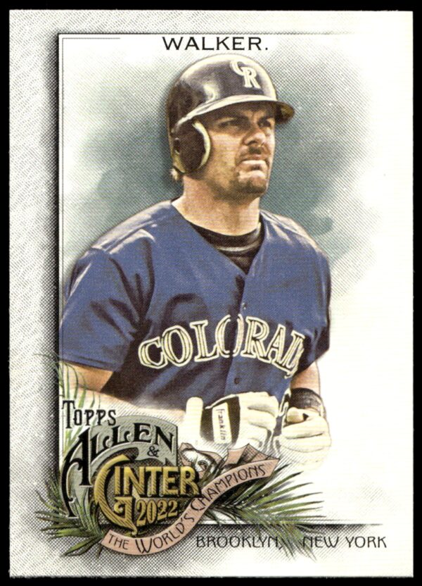 2022 Topps Allen & Ginter Larry Walker #23 (Front)