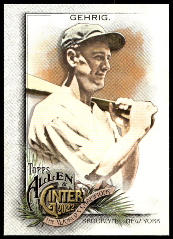 2022 Topps Allen & Ginter Lou Gehrig #26 (Front)