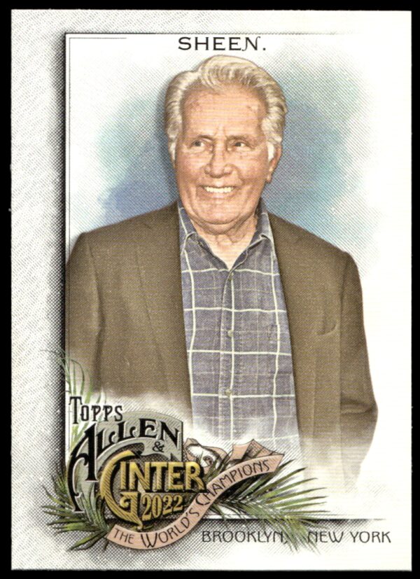 2022 Topps Allen & Ginter Martin Sheen #247 (Front)