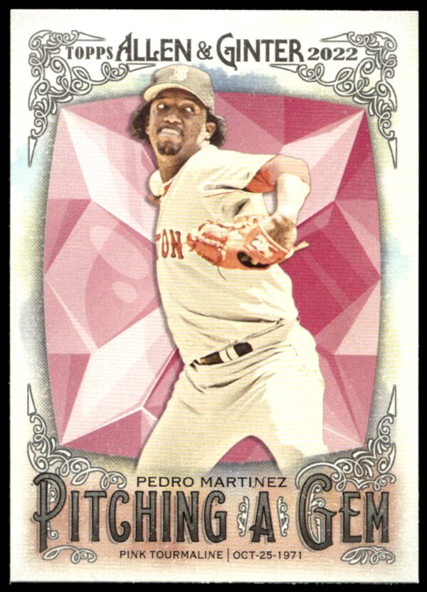 2022 Topps Allen & Ginter Pedro Martinez Pitching a Gem #PAG-20 (Front)