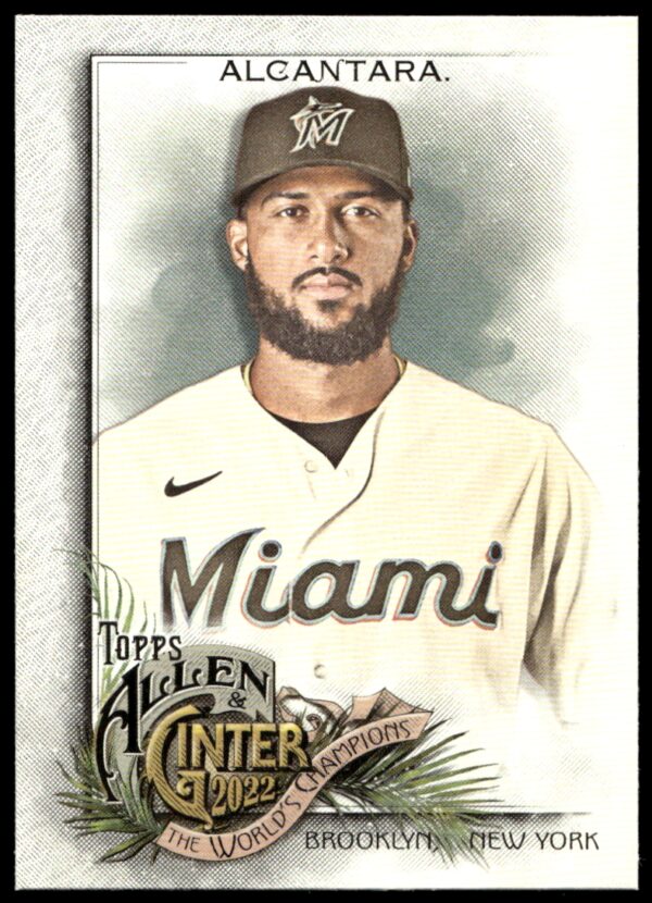 2022 Topps Allen & Ginter Sandy Alcantara #338 (Front)