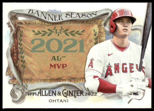 2022 Topps Allen & Ginter Shohei Ohtani Banner Seasons #BS-5 (Front)