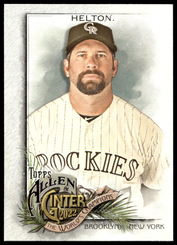 2022 Topps Allen & Ginter Todd Helton #50 (Front)