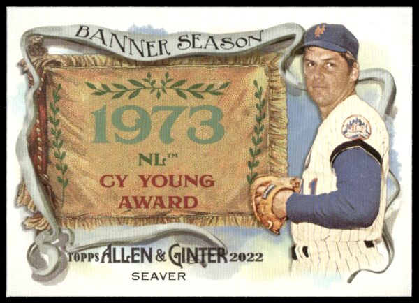 2022 Topps Allen & Ginter Tom Seaver Banner Seasons #BS-28 (Front)