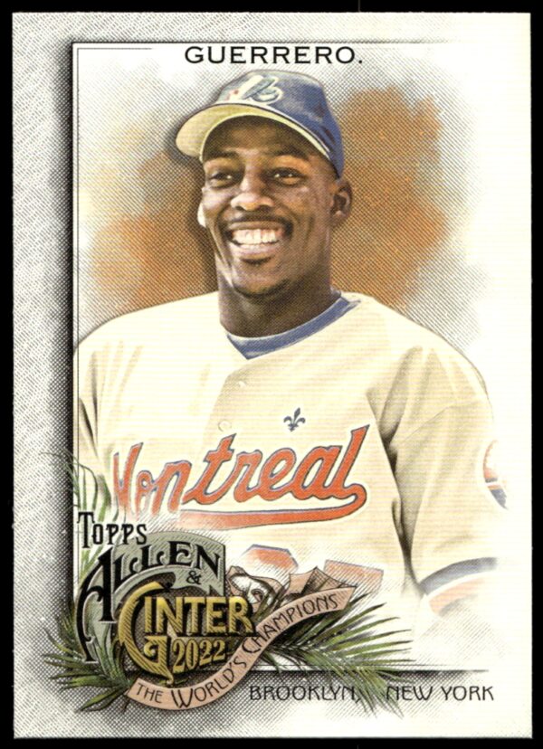 2022 Topps Allen & Ginter Vladimir Guerrero #112 (Front)