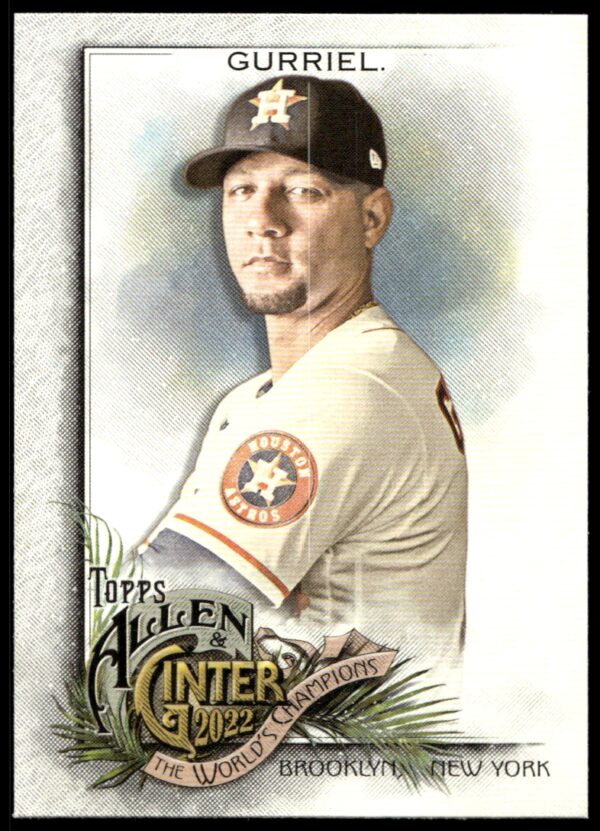 2022 Topps Allen & Ginter Yuli Gurriel #103 (Front)