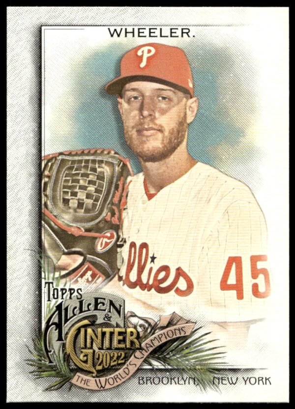 2022 Topps Allen & Ginter Zack Wheeler #325 (Front)