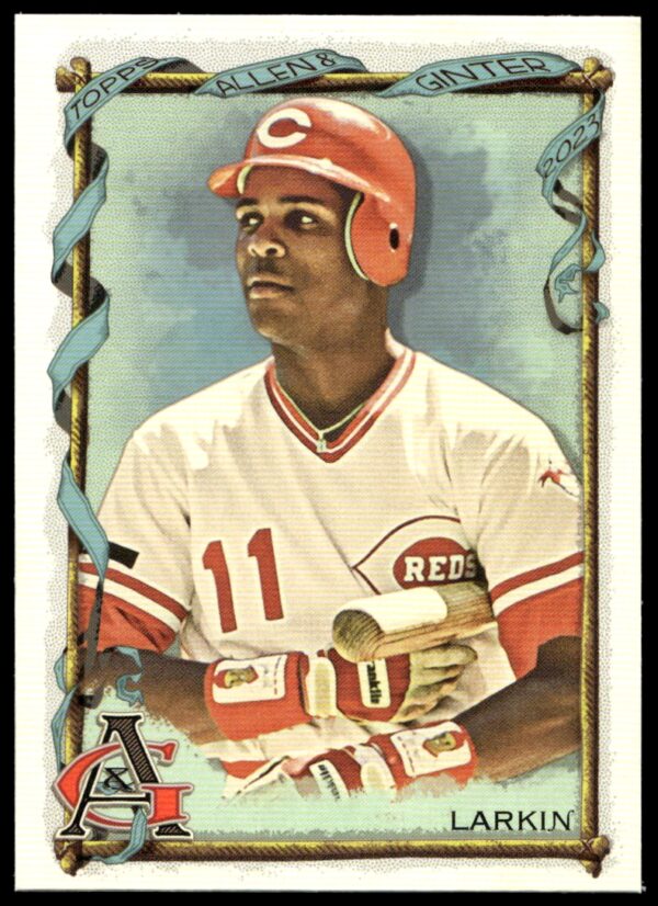 2023 Topps Allen & Ginter Barry Larkin #335 (Front)