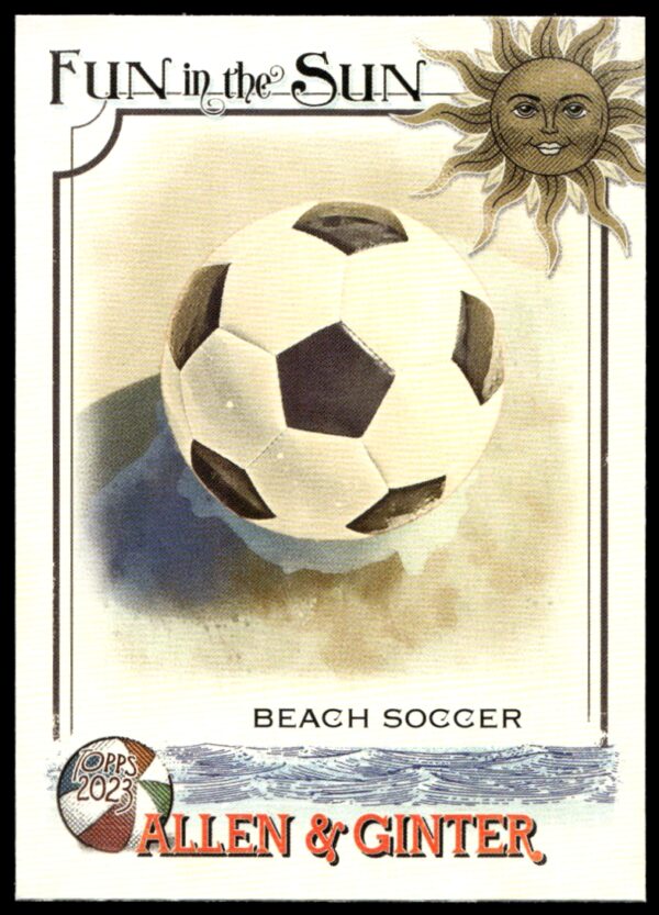 2023 Topps Allen & Ginter Beach Soccer Fun in the Sun #FITS-8 (Front)