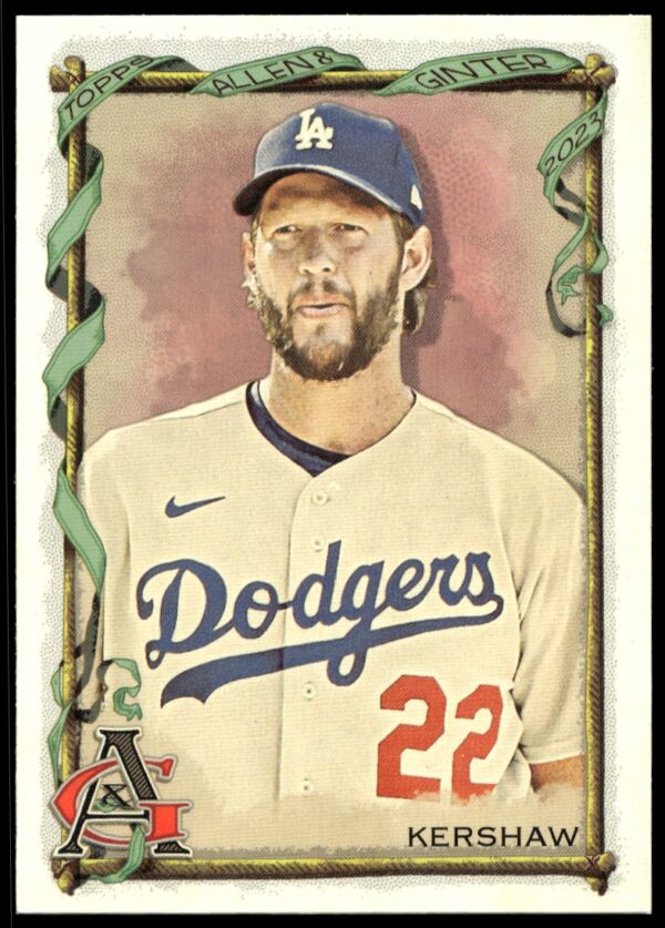 2023 Topps Allen & Ginter Clayton Kershaw #91 (Front)