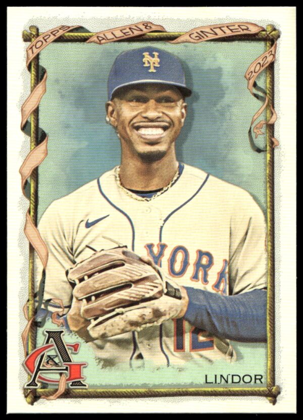 2023 Topps Allen & Ginter Francisco Lindor #154 (Front)