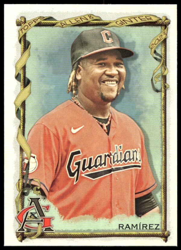 2023 Topps Allen & Ginter Jose Ramirez #82 (Front)