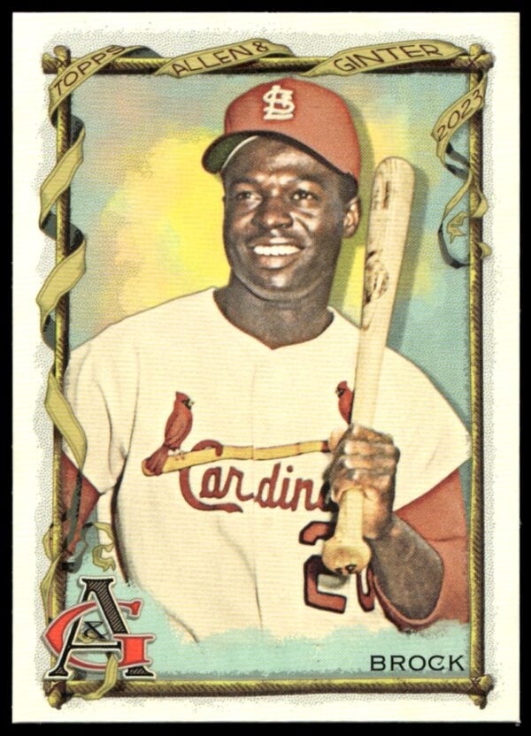 2023 Topps Allen & Ginter Lou Brock #89 (Front)