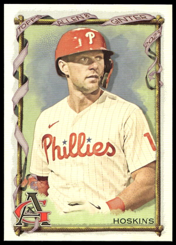 2023 Topps Allen & Ginter Rhys Hoskins #148 (Front)