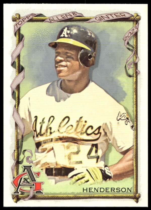 2023 Topps Allen & Ginter Rickey Henderson #138 (Front)