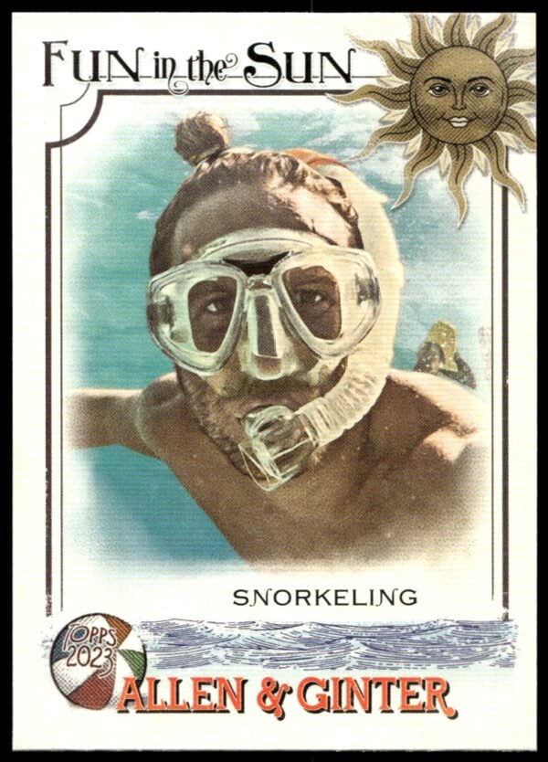 2023 Topps Allen & Ginter Snorkeling Fun in the Sun #FITS-4 (Front)