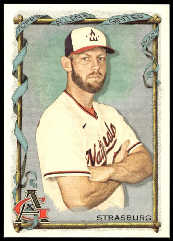 2023 Topps Allen & Ginter Stephen Strasburg #185 (Front)